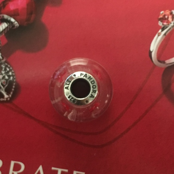 Pandora Kisses All Around Murano Charm - Picture 2 of 3